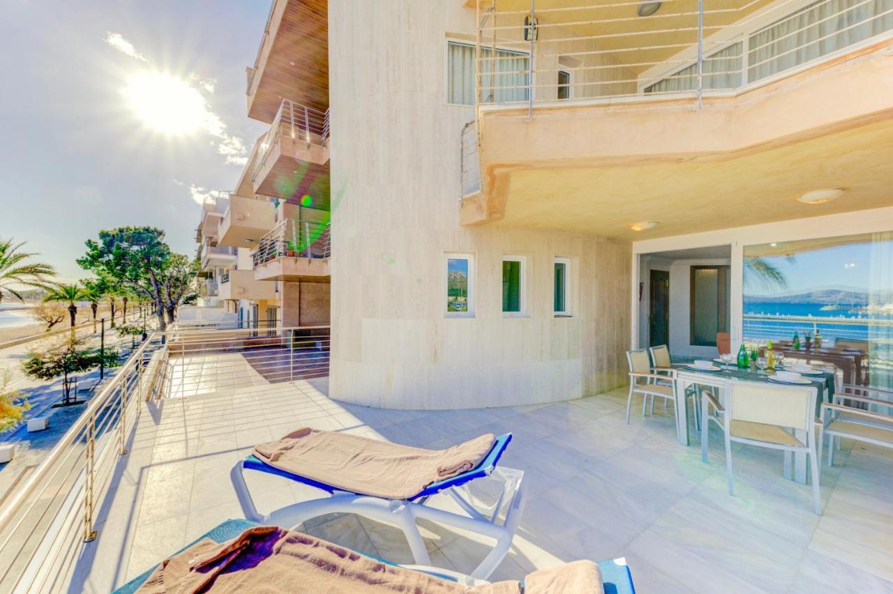 Beach Apartment Brisa Marina Port de Pollenca Bagian luar foto