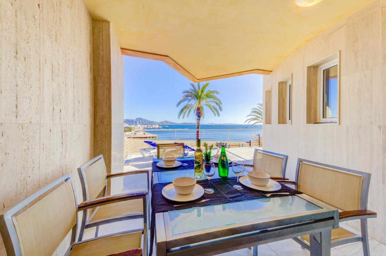 Beach Apartment Brisa Marina Port de Pollenca Bagian luar foto